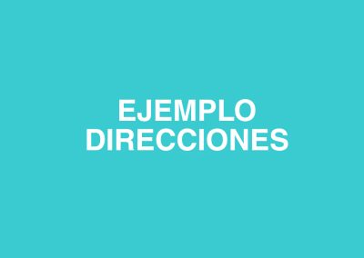 Dirección 6